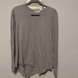 Gray Long Sleeve Women's Top